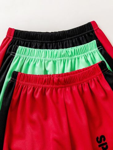 Boys' 6PC Active Shorts Set T-Shirt Tee and Quick Drying Shorts Summer Athletic Sets 4-12Y in Saudi Arabia
