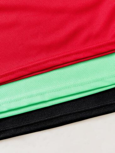 Boys' 6PC Active Shorts Set T-Shirt Tee and Quick Drying Shorts Summer Athletic Sets 4-12Y in Saudi Arabia