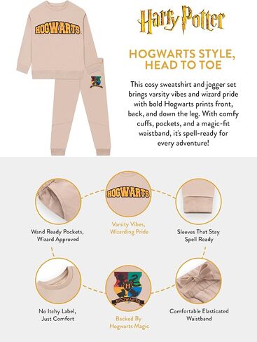 Harry Potter Sweater And Pants, Hogwarts Boys Sweatshirt And Sweatpants, Cotton Boys Outfit Set, Hogwarts Kids Outfits in Saudi Arabia