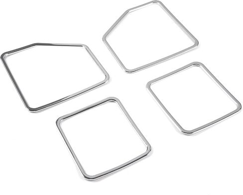 Car Door Loudspeaker Speaker Decoration Frame Cover Trim for Ford F150 2015 2016 2017 (Chrome) in Saudi Arabia