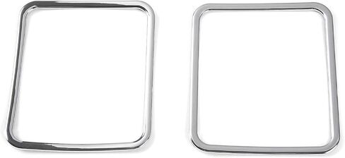 Car Door Loudspeaker Speaker Decoration Frame Cover Trim for Ford F150 2015 2016 2017 (Chrome) in Saudi Arabia
