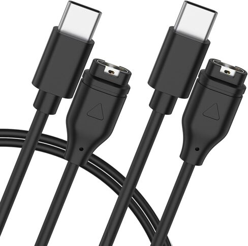 USB C Charger Compatible with Garmin Watch Charger, Charging Cable for Garmin Watch Fenix 7 7S 7X 6 6S 6X 5 5S Plus, Forerunner 245 945,Instinct,Vivoactive 4 4S 3,Venu,3.3FT/1M in Kuwait