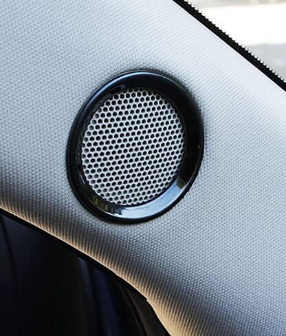 Car Accessories Fit for Mazda CX-5 CX5 2017-2021 2022 2023 2024 2025 Front Door Loud Speaker Stereo Cover Frame (Matte Silver) Stainless Steel 2 PCS in Saudi Arabia