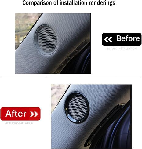 Car Accessories Fit for Mazda CX-5 CX5 2017-2021 2022 2023 2024 2025 Front Door Loud Speaker Stereo Cover Frame (Matte Silver) Stainless Steel 2 PCS in Saudi Arabia