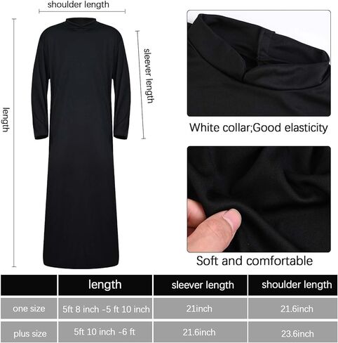 5Pcs Halloween Uncle Costume Set Include Robe Cord Belt Bald Cap and Makeup Black Cream for Men Dress Up in Saudi Arabia