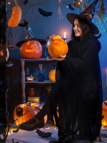 2 PCS Halloween مقنعين رافد الهالوين قاتمة رينبر أزياء ريبر معالج عصر النهضة في العصور الوسطى للبالغين in Saudi Arabia