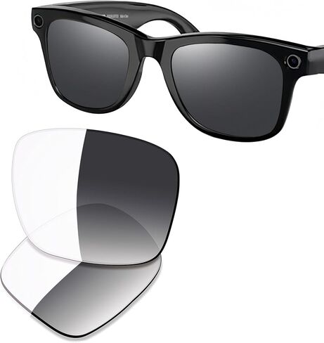 LifeArt Replacement Lenses for Ray-Ban Meta RW4006(50MM)&RW4012(GEN2), Blue Light Blocking/Polarized Sunglasses in Saudi Arabia