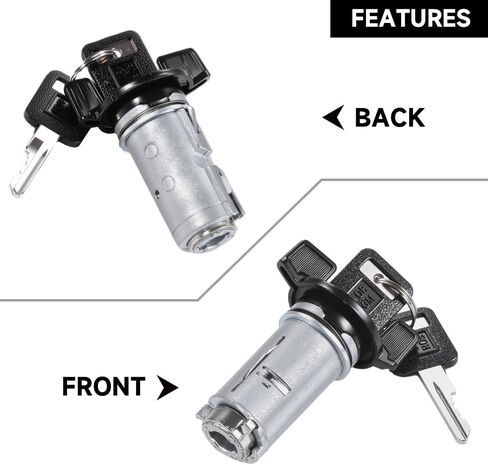 Ignition Starter Switch Lock Cylinder with Keys for Chevy C1500 C2500 C3500 1991-1994 for GMC Suburban C1500 C2500 1992-1994 | Durable Metal Materials | Replaces 12300443 in Saudi Arabia