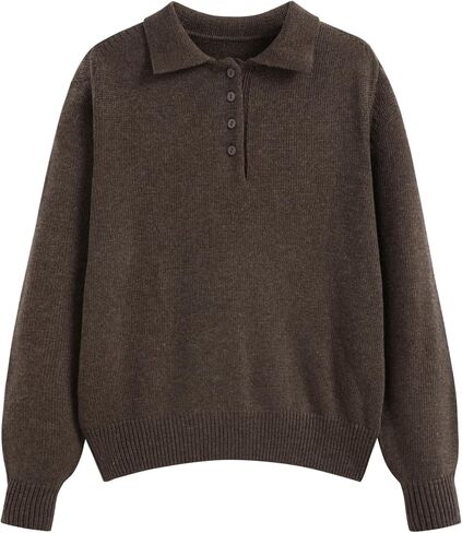 CIDER Knit Polo Solid Button Sweater in Saudi Arabia