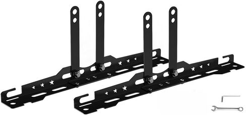 Automotive Toe Alignment Tool With Heavy Toe Plates Compatible With Different Vehicle Models Useful For Front Wheel Calibration Simple and reliable, it is perfect for DIY(Black) in Kuwait