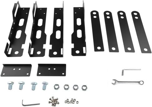 Automotive Toe Alignment Tool With Heavy Toe Plates Compatible With Different Vehicle Models Useful For Front Wheel Calibration Simple and reliable, it is perfect for DIY(Black) in Kuwait