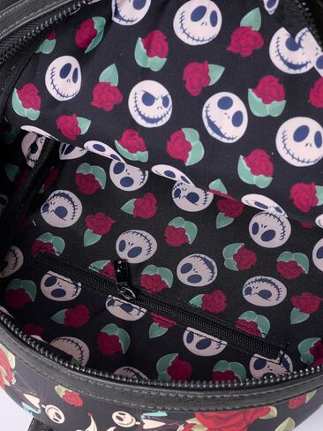 Loungefly Nightmare قبل عيد الميلاد المصغرة على ظهر حقيبة الظهر Skellington Sally حقيبة الكتف in Saudi Arabia