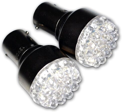 Tuningpros LEDUHL-1156-R19 Under Hood Light LED Light Bulbs 1156, 19 LED Red 2-pc Set in Saudi Arabia