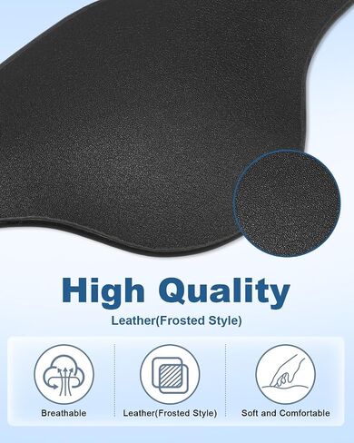 eZAKKA Leather Eye Patch Pirate for Adults Right & Left Eyes, Eye Patches for Men for Lazy Eyes, Adjustable Eyepatch for Adults After Surgery, Black(Glossy Style) in Saudi Arabia