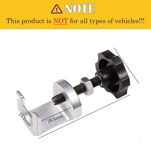 مستحضر ذراع ممسحة الزجاج الأمامي الخفيف ، أداة إزالة ذراع ممسحة النافذة الزجاجية (بُعد فتحة: 0.6 "(15.2 مم)) in Kuwait