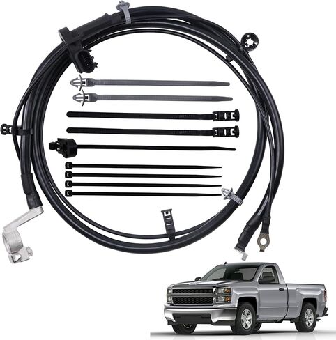 84634113 Battery Negative Cable 84634109 Negative Battery Cable Compatible with 2015-2020 Chevy Tahoe Suburban/GMC Yukon Yukon XL/Cadillac Escalade Escalade ESV Replaces GM 23421539,84109461 in Saudi Arabia