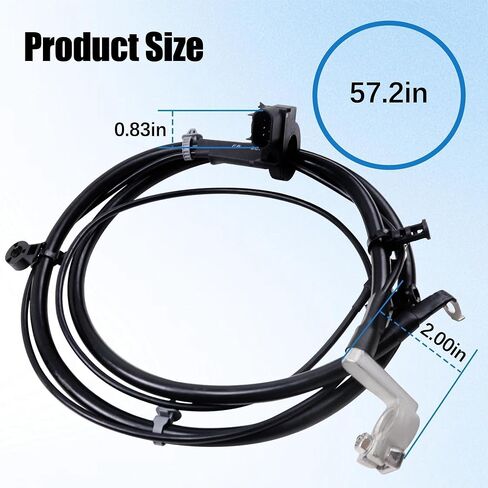 84634113 Battery Negative Cable 84634109 Negative Battery Cable Compatible with 2015-2020 Chevy Tahoe Suburban/GMC Yukon Yukon XL/Cadillac Escalade Escalade ESV Replaces GM 23421539,84109461 in Saudi Arabia