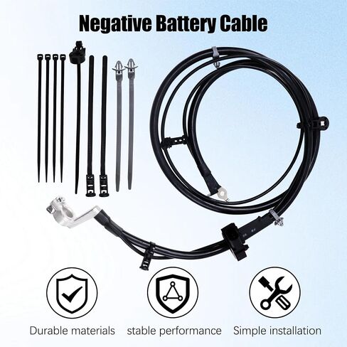 84634113 Battery Negative Cable 84634109 Negative Battery Cable Compatible with 2015-2020 Chevy Tahoe Suburban/GMC Yukon Yukon XL/Cadillac Escalade Escalade ESV Replaces GM 23421539,84109461 in Saudi Arabia