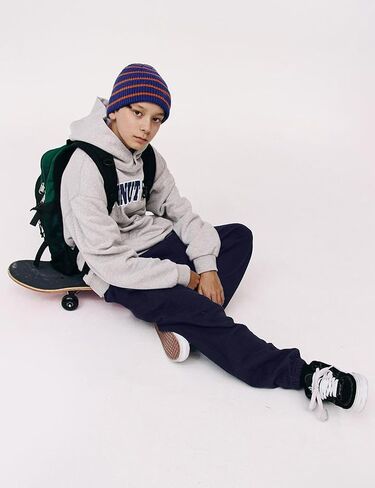 Kissonic 3 Pack Boys Girls Sweatpants Active Joggers Kids Elastic Waist Athletic Jogger Pants with Pockets Drawstring in Kuwait