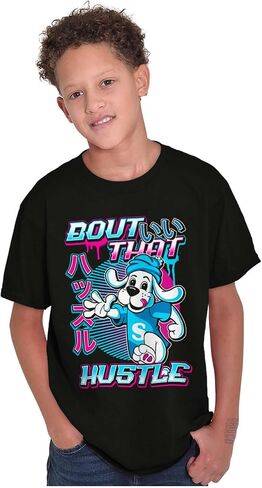 Brisco Brands Kanji Slush Puppie Bout That Hustle Crewneck T Shirts Boy Girl in Saudi Arabia