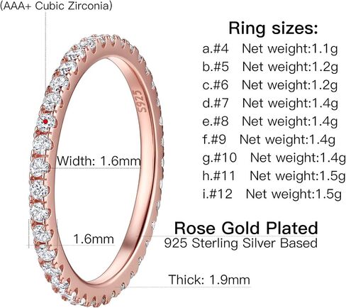 Suplight 925 Sterling Silver Wedding Band Rings, Full Cubic Zirconia Wishbone Ring Love/Lucky Engagement Promise Rings For Women, Size 4-12 (with Gift Box) in Saudi Arabia