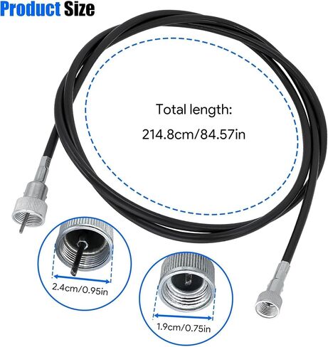 Transmission Speedometer Cable Compatible with Chevy 55 56 57 700R4 TH350 TH400 TH-200 TH-350 TH-400 TH-200-4R Replace 7641443183 in Saudi Arabia