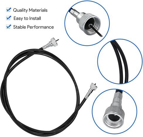 Transmission Speedometer Cable Compatible with Chevy 55 56 57 700R4 TH350 TH400 TH-200 TH-350 TH-400 TH-200-4R Replace 7641443183 in Saudi Arabia