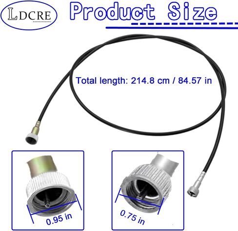 Transmission Speedometer Cable 7641443183,Fits for 55 56 57 Chevy 700R4 TH350 TH400 TH-200,TH-350 TH-400 TH-200-4R TH-700R4,Compatible with Chrysler transmissions 727,904 in Saudi Arabia