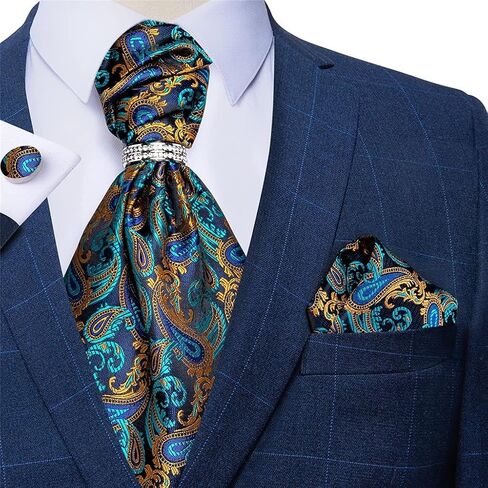 رجال خمر الزفاف الأخضر الذهب الأخضر الكلاسيكي الزفاف الرسمي cravat self -ties gentleman حرير الرقبة in Kuwait