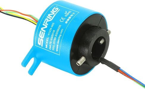 Electric Slip Ring Through Hole Sliprings with Hole Bore 12.7mm OD Size 35mm for 6 12 Circuits 2A Signal Rotary Union(6circuits 2A) in Saudi Arabia