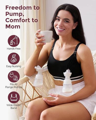 Momcozy Mesh Support Pumping Bra Hands Free in Saudi Arabia