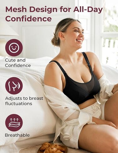 Momcozy Mesh Support Pumping Bra Hands Free in Saudi Arabia