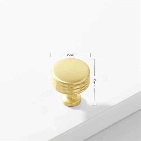 الصلبة على شكل مطرقة على شكل مطرقة خزانة ملابس الأثاث الأثاث مقابض سحب 1pcs (الذهب الساطع) in Kuwait