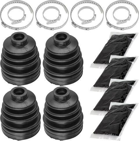 Caltric 2 Rear Axle Inner Outer CV Boot Kit Compatible with Polaris RZR XP 4 1000 2014 2015 2016 2017 in Saudi Arabia