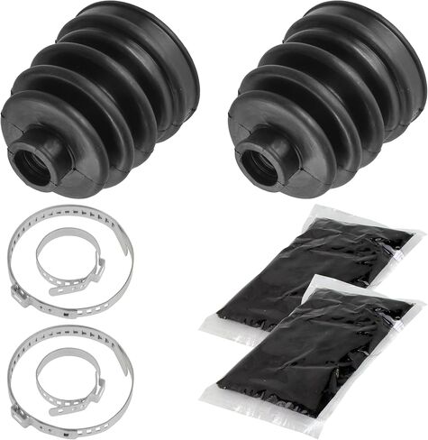 Caltric Front Axle Inner Outer CV Boot Kit Compatible with Polaris Hawkeye 300 2X4 4X4 2006 2007 / Sportsman 300 400 4X4 2008-2010 in Saudi Arabia