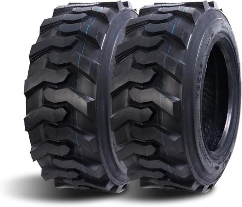 HALBERD 10-16.5 Skid Steer Tires, 10PR Heavy-Duty Construction, High Traction Long-Lasting Performance for Skid Steer Loader, Tubeless, Set of 2 in Saudi Arabia