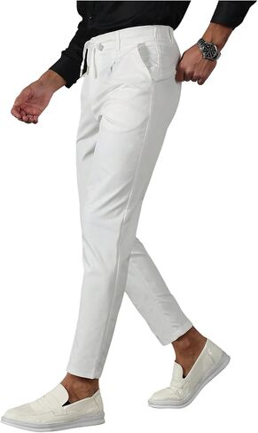 SHENHE Men's Golf Pants Lightweight Slim Fit Dress Pants Tapered Business Casual Work Trousers in Saudi Arabia