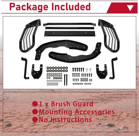 HECASA Brush Guard Compatible with 2005-2014 Toyota Tacoma Bull Bar Front Bumper Grill Grille Guard Protector Brush Push Bar Black Steel Exterior Accessories Power Coated in Saudi Arabia