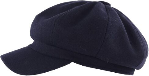 Gisdanchz Women's Wool Blend Newsboy Hat with Drawstring, Ventage Casual Style Cabbie Cap for Cold Days in Kuwait