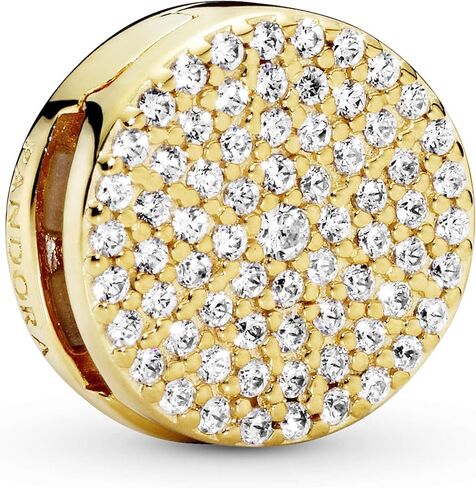 Pandora Reflexions Round Pavé Clip Charm Bracelet Charm Timeless Bracelets - Stunning Women's Jewelry - Gift for Women in Saudi Arabia