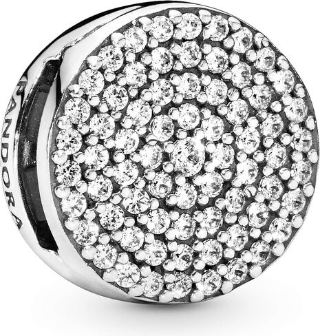 Pandora Reflexions Round Pavé Clip Charm Bracelet Charm Timeless Bracelets - Stunning Women's Jewelry - Gift for Women in Saudi Arabia