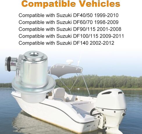 Fuel Pressure Regulator Compatible with Suzuki Outboard DF 40 50 60 70 90 115 100 115 140 Replacement for 15760-87J00, 15760-93J01, PR-036 in Saudi Arabia