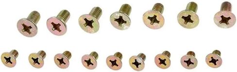 KarParts360 For Acura TSX 2004-2014 Disc Brake Rotor Retaining Screw Assortment | Steel | Coarse Thread | Phillips Head Drive | Tapered Head Seat | 11; 14.5MM Head Diameter in Saudi Arabia