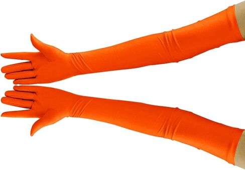 Ensnovo Children Girls' Boys Over Elbow Long Spandex Opera Gloves 5-18Y in Saudi Arabia