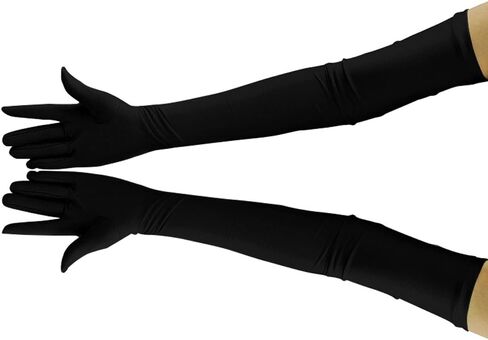 Ensnovo Children Girls' Boys Over Elbow Long Spandex Opera Gloves 5-18Y in Saudi Arabia