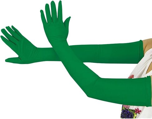 Ensnovo Children Girls' Boys Over Elbow Long Spandex Opera Gloves 5-18Y in Saudi Arabia