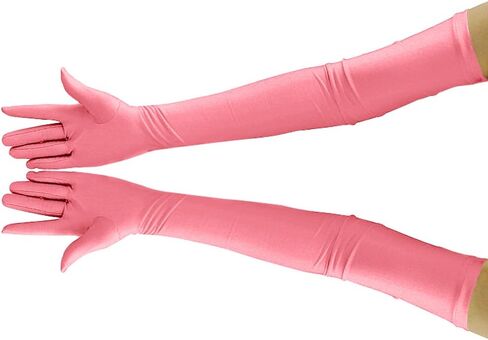 Ensnovo Children Girls' Boys Over Elbow Long Spandex Opera Gloves 5-18Y in Saudi Arabia
