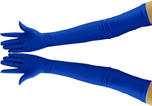 Ensnovo Children Girls' Boys Over Elbow Long Spandex Opera Gloves 5-18Y in Saudi Arabia