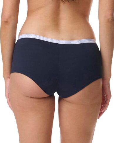 Tommy Hilfiger Women's Classic Cotton Boyshort Underwear with Logo Waistband 5-Pack in Saudi Arabia