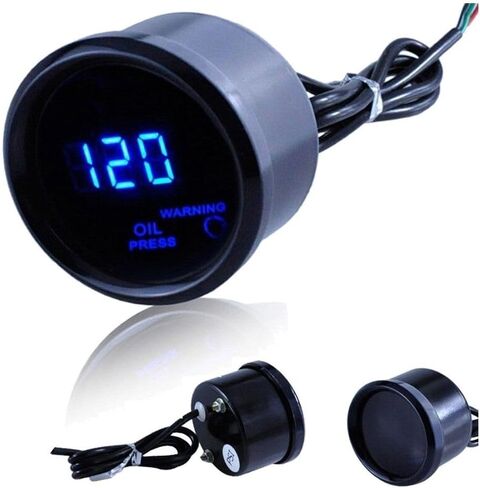 2" 52 mm Digital Blue 120 Psi Oil Pressure Gauge with Sensor Air Compressor-Emblem 901-82781 in Saudi Arabia